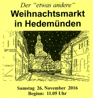 Weihnachtsmarkt in Hedemünden