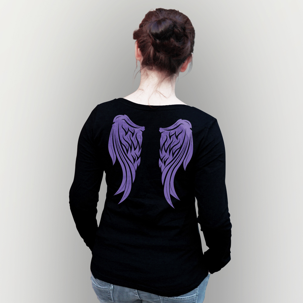 Frauen Longsleeve Engelsflügel Frauen Longsleeve Engelsflügel