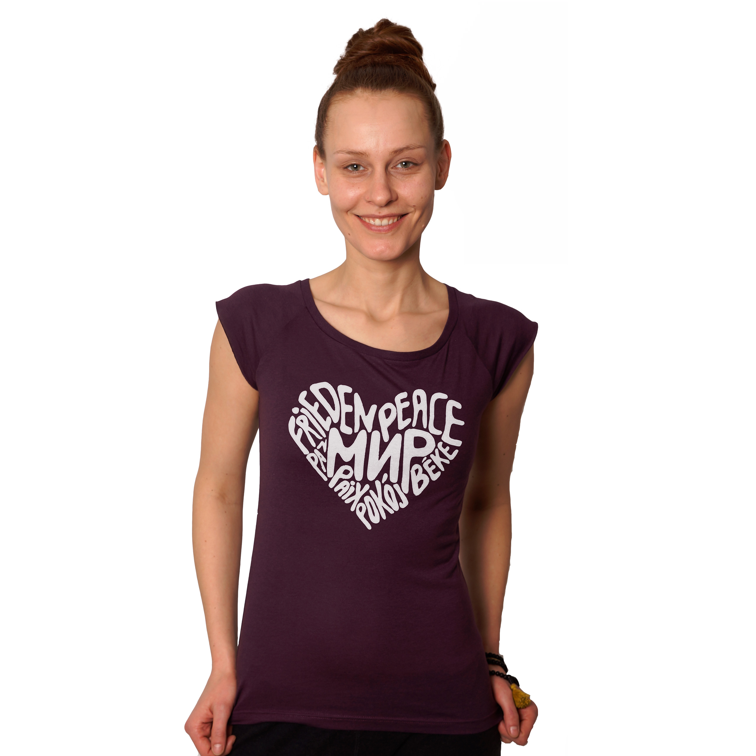 Frauen T-Shirt Frieden Frauen T-Shirt Frieden