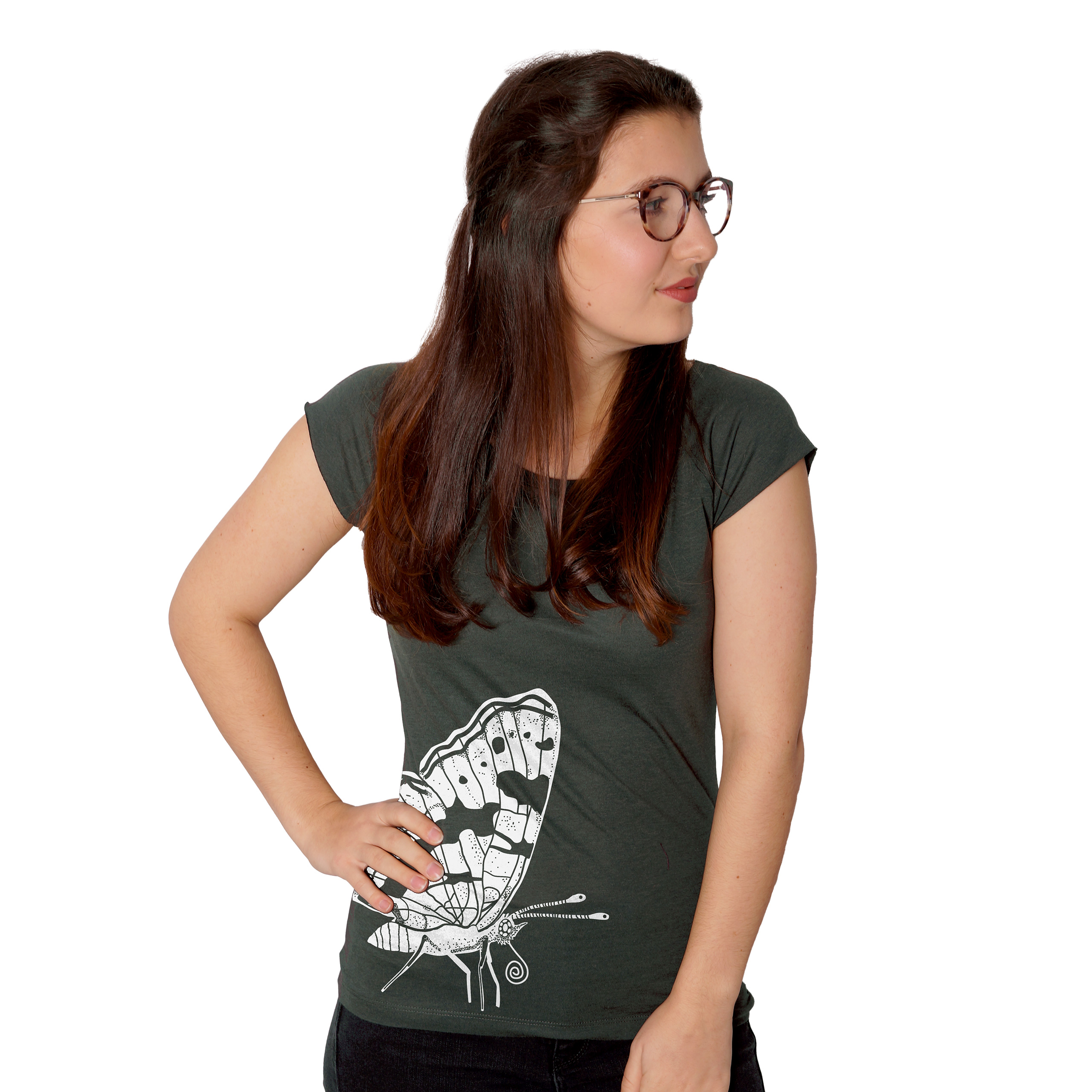 Frauen T-Shirt Landkärtchen Frauen T-Shirt Landkärtchen