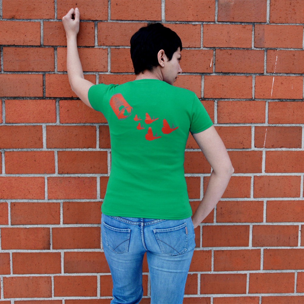 Frauen T-Shirt Butterfly01 Frauen T-Shirt Butterfly01
