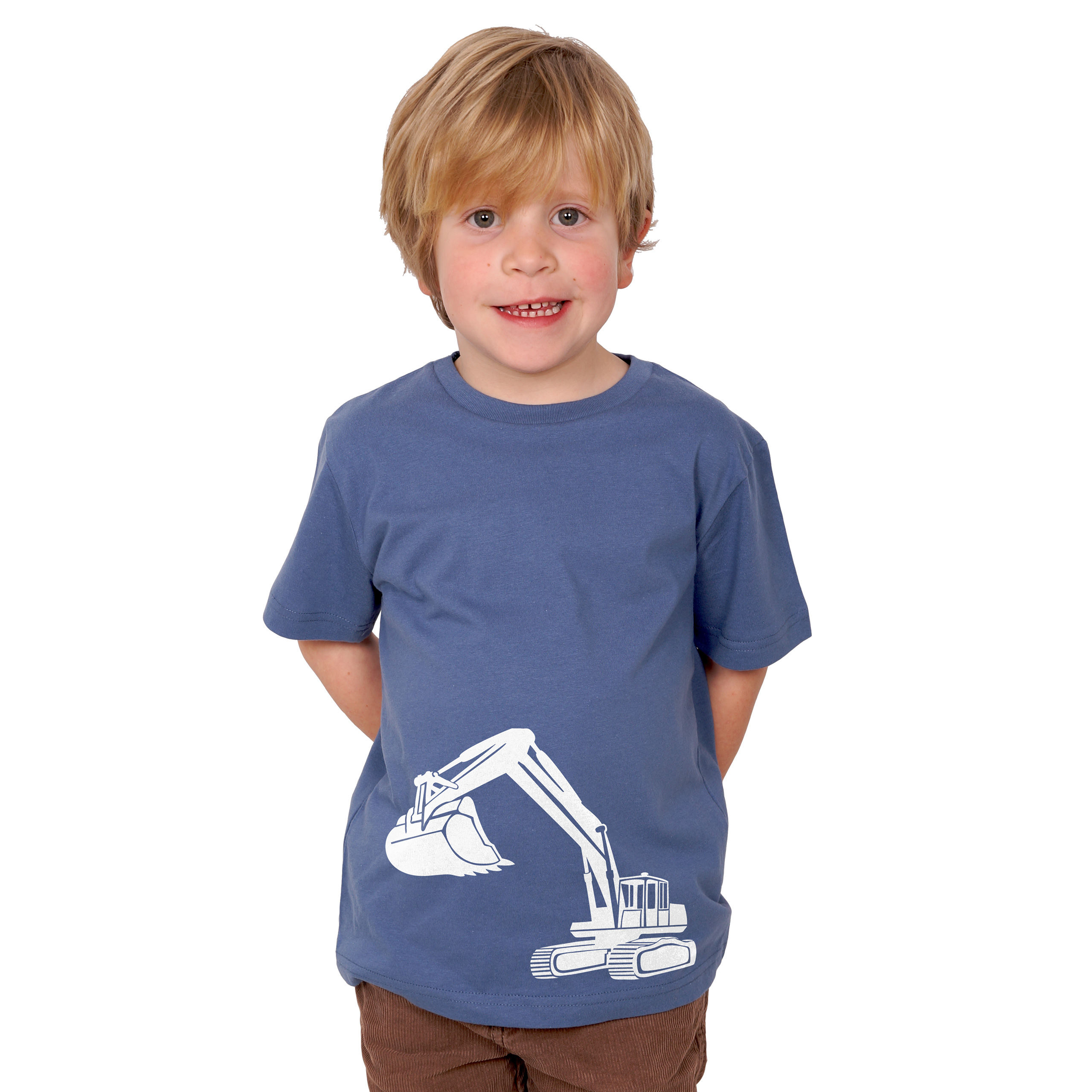 Mode Bagger - und mehr Bio T-Shirt und Kinder HANDGEDRUCKT | in Fair