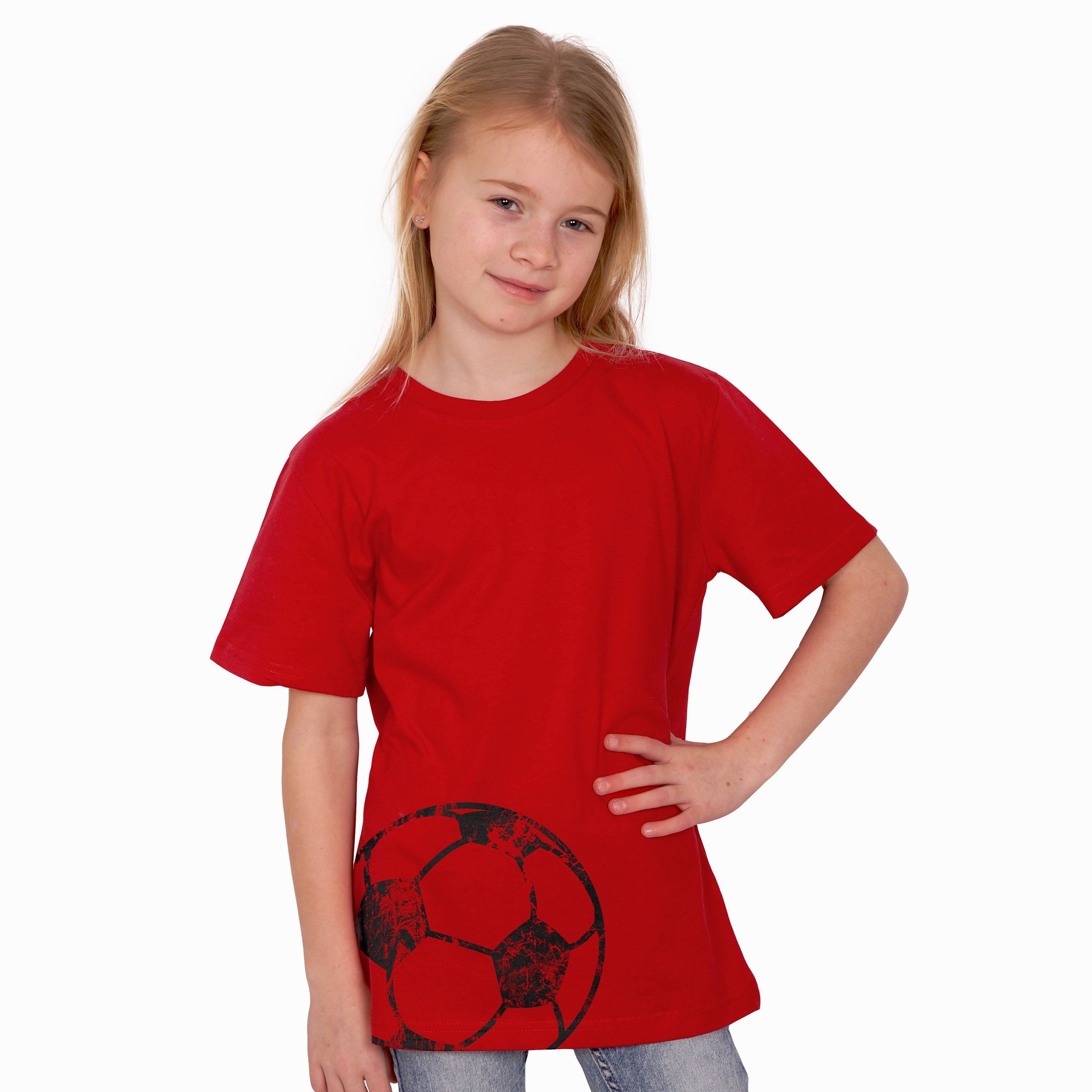 Fußball Fair in Kinder und Bio T-Shirt | HANDGEDRUCKT - und mehr Mode