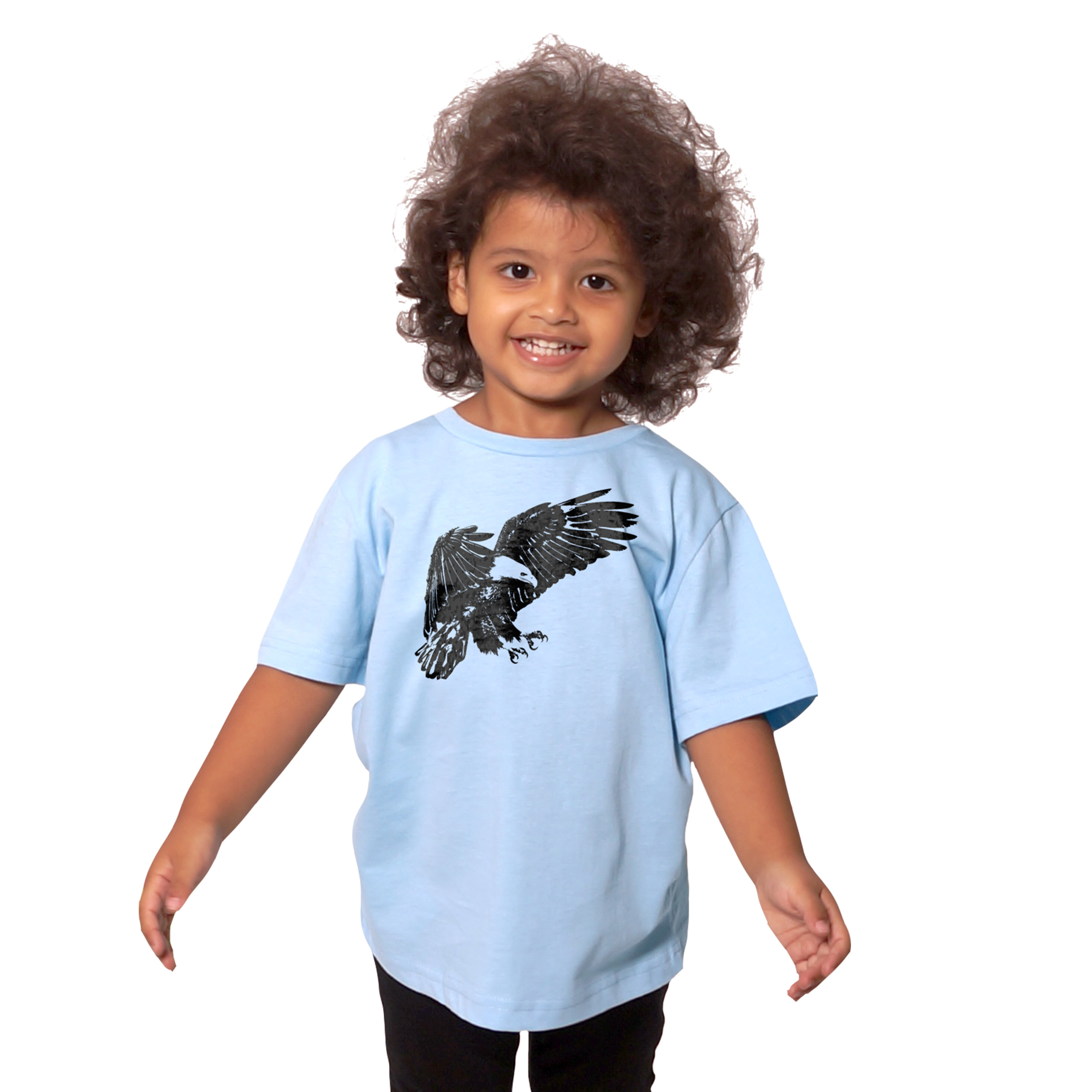 Kinder T-Shirt Weißkopfseeadler HANDGEDRUCKT Bio mehr Fair | in und Mode - und