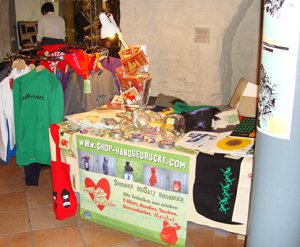 shop-handgedruckt Stand beim localcolors Kunsthandwerkermarkt