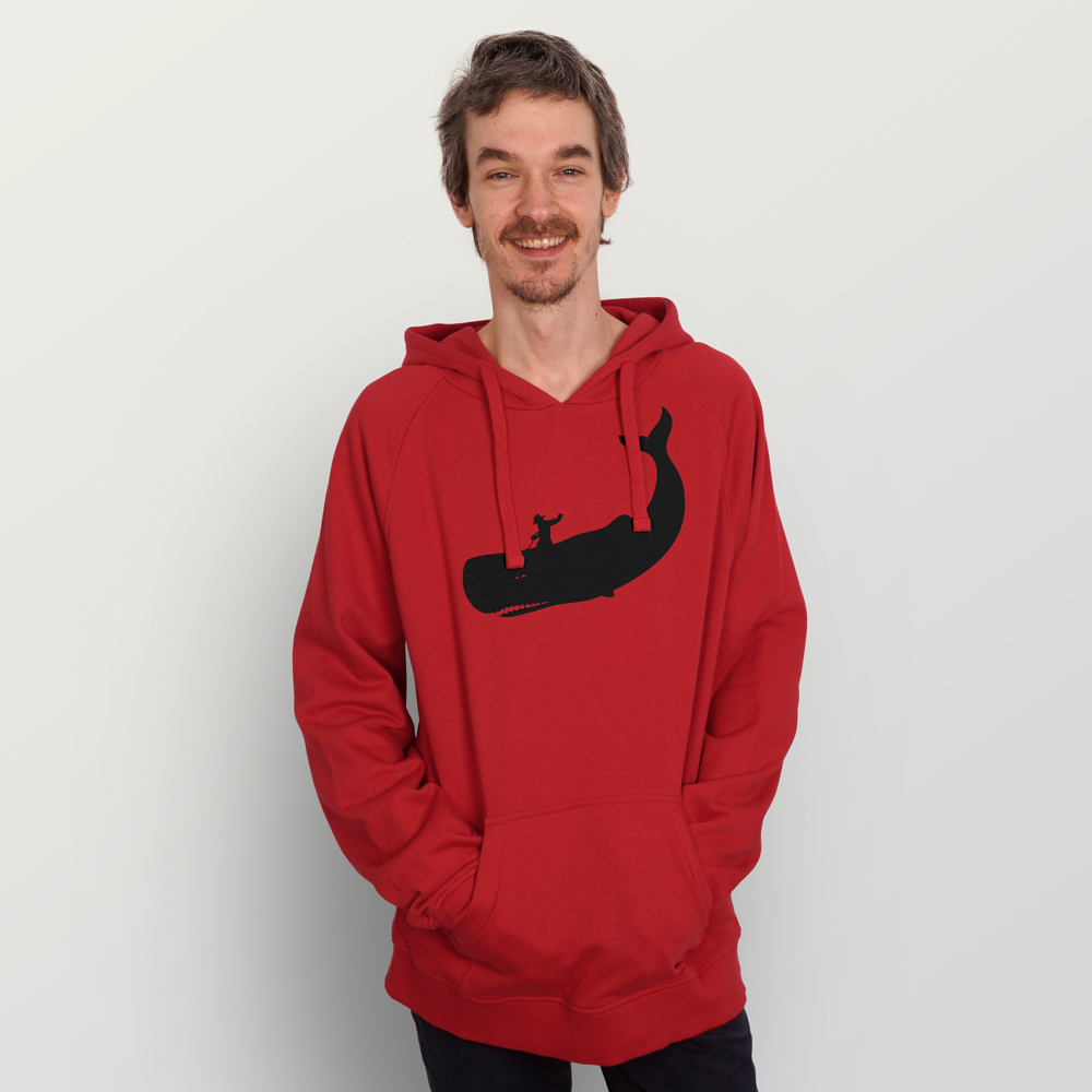 Männer Hoody Cowboy und Wal Männer Hoody Cowboy und Wal