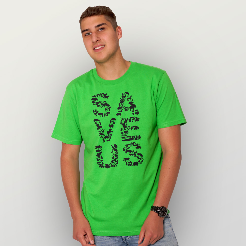 Männer T-Shirt SAVE US vorne