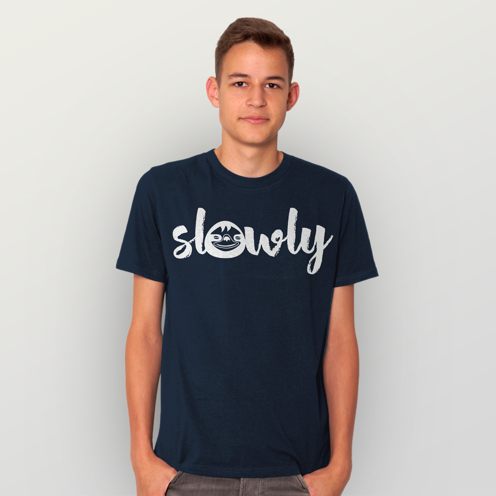Männer T-Shirt Slowly