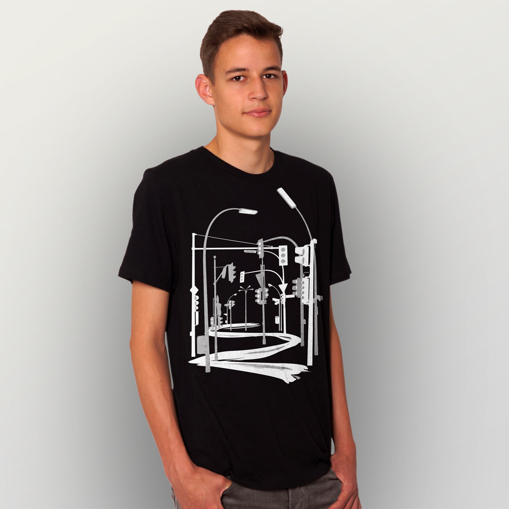 Männer T-Shirt Traffic Collapse Männer T-Shirt Traffic Collapse