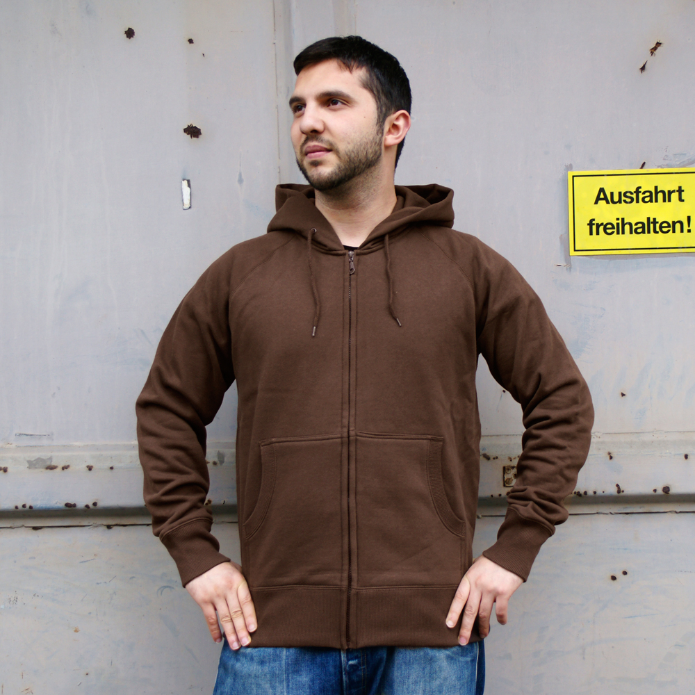 Männer Zip-Hoody Unbedruckt Männer Zip-Hoody Unbedruckt