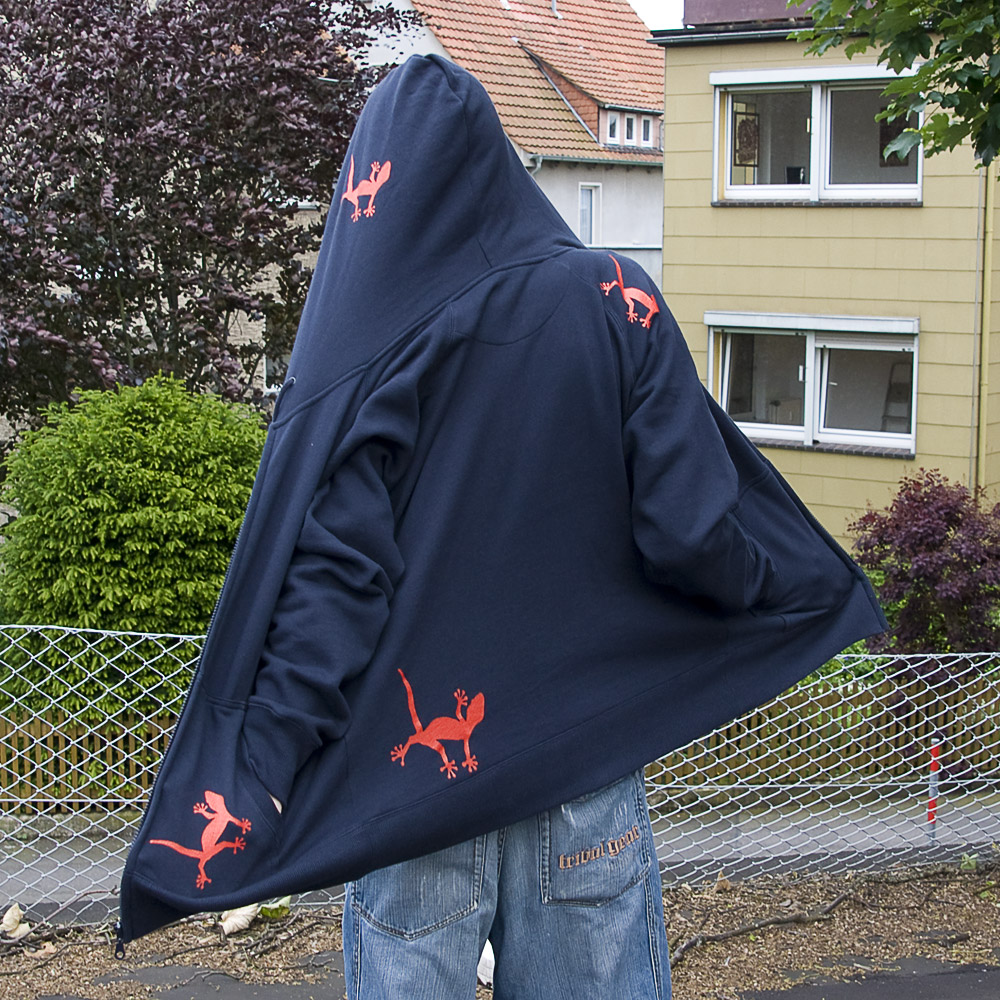 Männer Zip-Hoody Geckos Männer Zip-Hoody Geckos