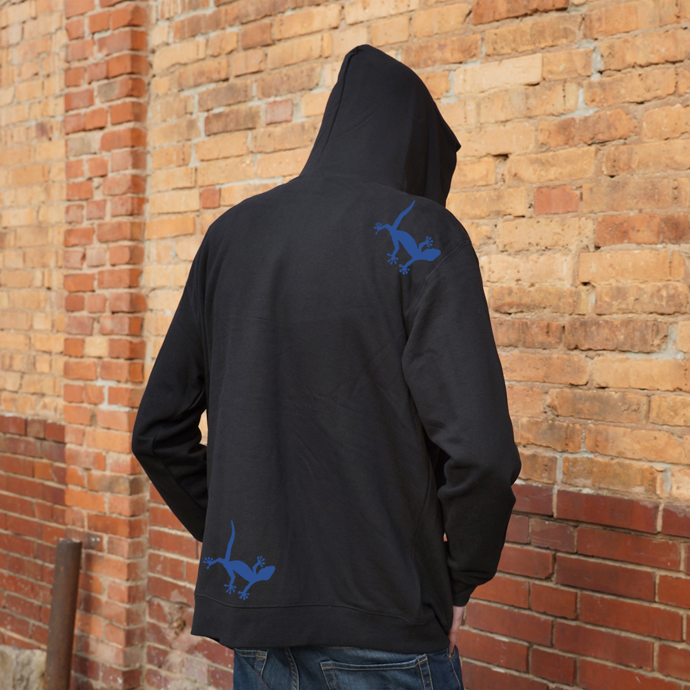 Männer Zip-Hoody Geckos Männer Zip-Hoody Geckos