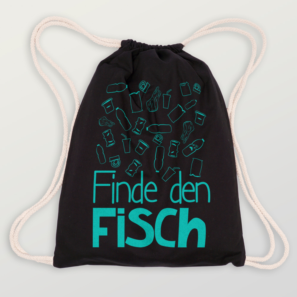 Turnbeutel Finde den Fisch Turnbeutel Finde den Fisch