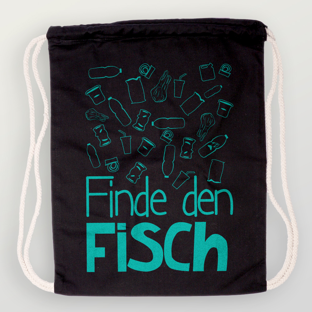 Turnbeutel Finde den Fisch Turnbeutel Finde den Fisch