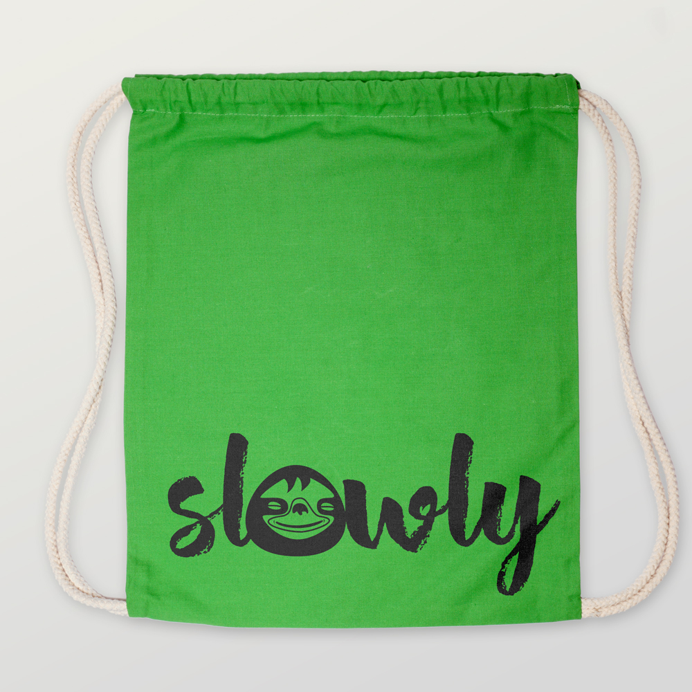 Turnbeutel Failtiermotiv slowly Turnbeutel Slowly