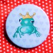 Button Verliebter Froschkönig