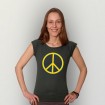 Frauen T-Shirt Peace