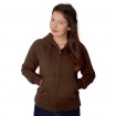 Frauen Zip-Hoody Unbedruckt