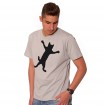 Männer T-Shirt Klammerkatze