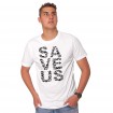 Männer T-Shirt SAVE US vorne