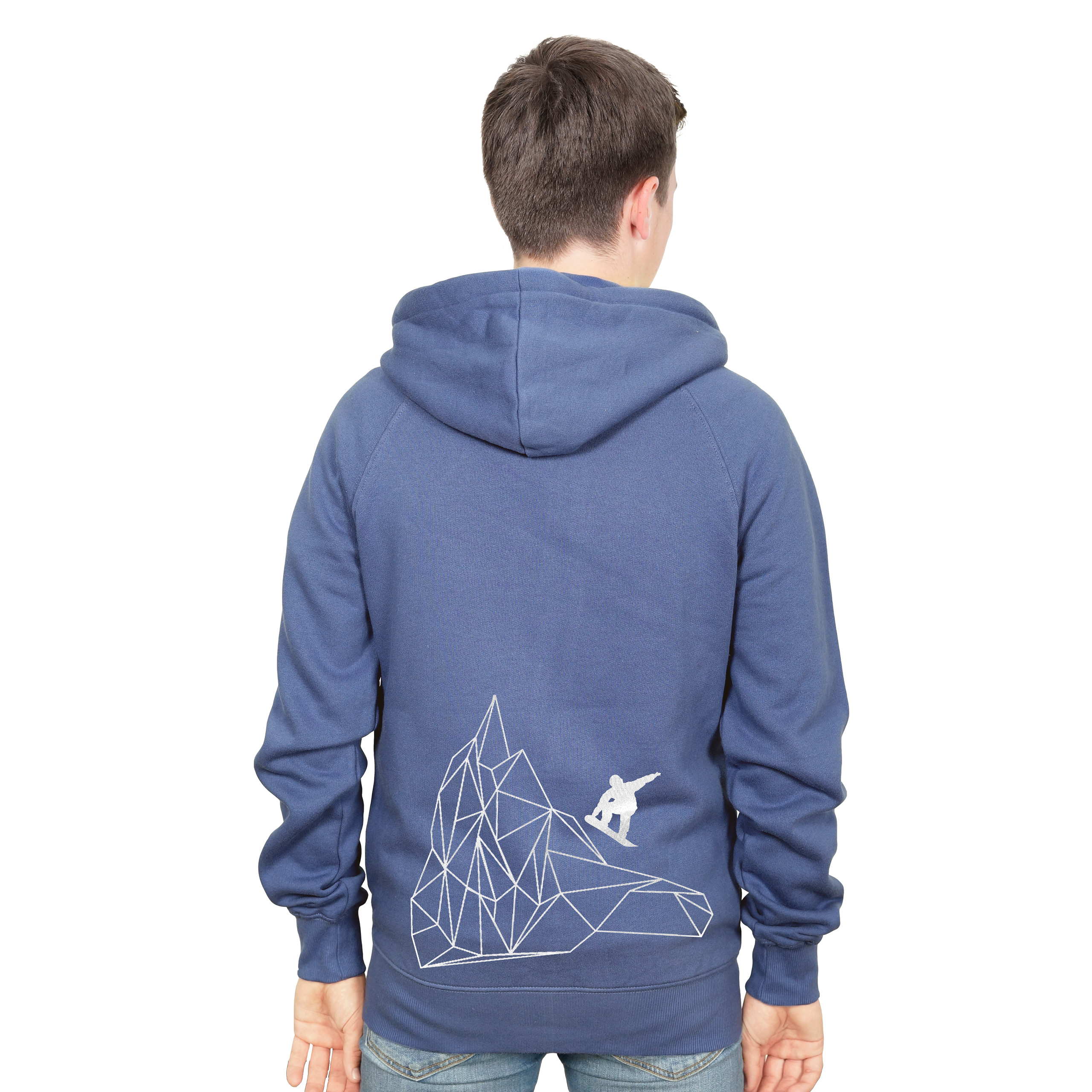 Unisex Zip-Hoody Origami Piste Unisex Zip-Hoody Origami Piste